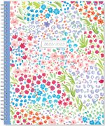 Blue Sky 2022-2023 Academic Year Teacher Weekly & Monthly Lesson Planner, 8.5" x 11", Flexible Cover, Wirebound, Ditsy Dapple Light (132002-A23)